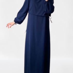 Raya - Kleid in Marineblau – Bild 6